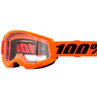 Gafas Motocross 100% Naranja Fluor Strata 2