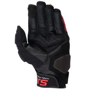 Guantes Alpinestars piel Halo negro-blanco-rojo