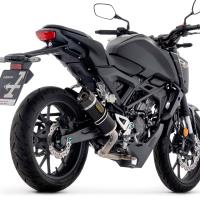 Escape completo Thunder Negro Honda CB125R 24+
