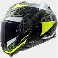 Casco LS2 Advant II ASTRAL Negro Amarillo Fluor