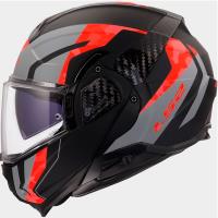 Casco LS2 Advant II GLIDE Negro Rojo Gris