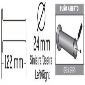 Gomas de recambio para puños calefactables bmw