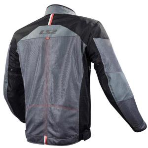Chaqueta moto LS2 Alba gris oscuro