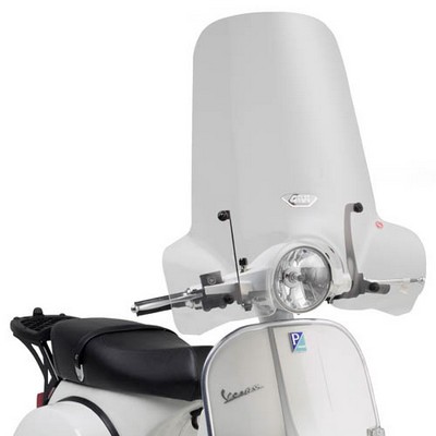 Parabrisas transparente en moto Piaggio Vespa PX 125-150 11-17