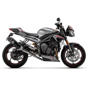 Escape Veloce negro Triumph Street Triple 765 20-22