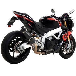 escape race tech carbono aprilia rsv4 tuono v4 09-16