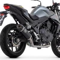 Escape Indy Race negro Honda CB750 Hornet 23-
