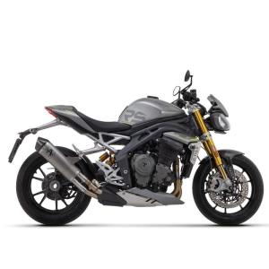 21-23 Triumph Speed Triple 1200 RR/RS LeoVince LV-10 Slip-On Exhaust -  Bayside