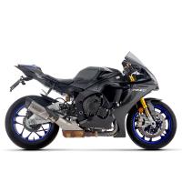 Escape Indy Race EVO titanio fondo en carbono Arrow para Yamaha YZF R1 25+