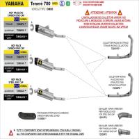 Colector titanio Arrow para Yamaha Tenere 700 25+