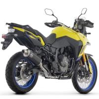 Escape Arrow Indy race negro Suzuki VStrom 800 23+