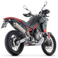Escape Indy Race EVO Acero de Arrow para Aprilia Tuareg 660 25+