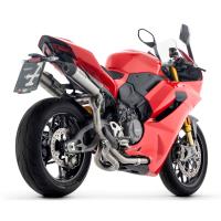 Escape racing Round-Sil titanio Arrow para Ducati Panigale V2 25+