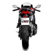 Escape Mivv SR-1 acero negro APRILIA RS 457 24+