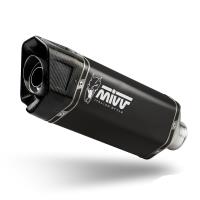 Escape Mivv SR-1 acero negro APRILIA RS 457 24+