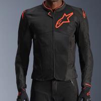 Chaqueta Alpinestars Viper Air V4 Negro / Rojo Fluo