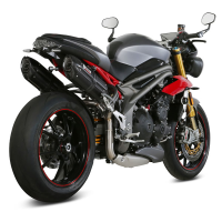 escape doble suono negro triumph speedtriple1050 16-17