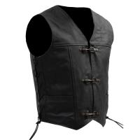 Chaleco Broger Clubman Piel Negro