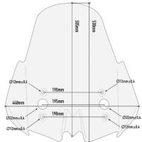 Cupula Givi moto Kawasaki Versys 650 2017- transparente