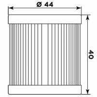 Filtro de aceite MIW para moto equivalente HF131