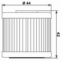 Filtro de aceite MIW para moto equivalente HF566