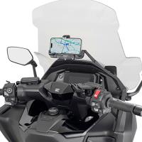 Barra porta GPS-Smartphone en la cupula para Honda Forza 750 25+