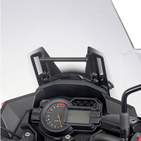 Barra porta GPS-Smartphone en la cupula Kawasaki Versys 1000 2017-