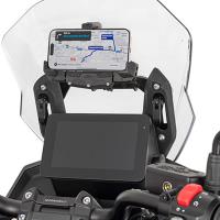 Barra soporte smarthphone/GPS Givi Morbidelli T1002VX 25+