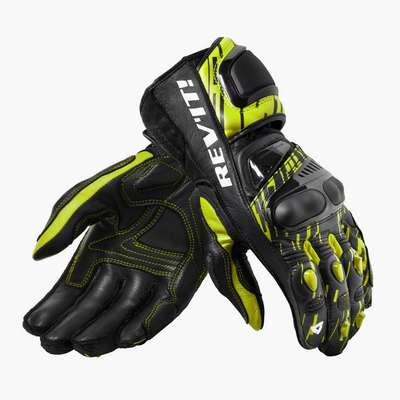 guantes revit quantum 2 fgs178 amarillo fluor-negro