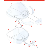 Recambios despiece de la maleta B29N y B29NT GIVI