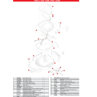 Recambios despiece del baul o maleta Givi Maxia 4 V56