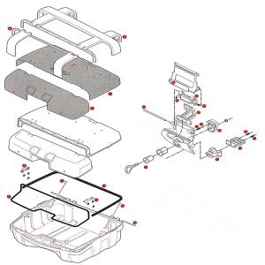 Despiece recambios maletas Trekker TRK46/33 de Givi