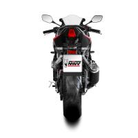 Escape Mivv GP PRO acero negro Honda CBR/CB 650 R 24+