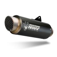 Escape Mivv GP PRO acero negro Honda CBR/CB 650 R 24+