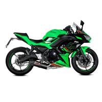 Escape Mivv OVAL carbono Kawasaki Ninja/Z 650 24+