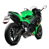 Escape Mivv OVAL titanio carbono Kawasaki Ninja/Z 650 24+