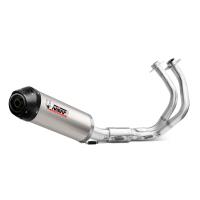 Escape Mivv OVAL titanio carbono Kawasaki Ninja/Z 650 24+