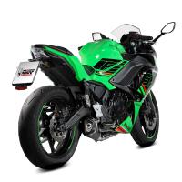 Escape completo Mivv DELTA RACE acero negro Kawasaki Ninja/Z 650 24+