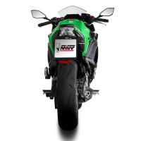 Escape completo Mivv DELTA RACE acero negro Kawasaki Ninja/Z 650 24+