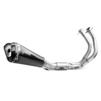 Escape completo Mivv DELTA RACE acero negro Kawasaki Ninja/Z 650 24+