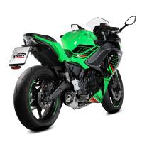 Escape Mivv DELTA RACE acero carbono Kawasaki Ninja/Z 650 24+