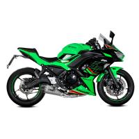 Escape Mivv DELTA RACE acero carbono Kawasaki Ninja/Z 650 24+