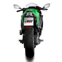 Escape Mivv DELTA RACE acero carbono Kawasaki Ninja/Z 650 24+