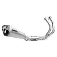 Escape Mivv DELTA RACE acero carbono Kawasaki Ninja/Z 650 24+