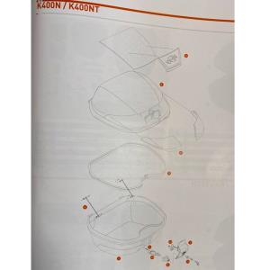 Recambios despiece baul Kappa K400