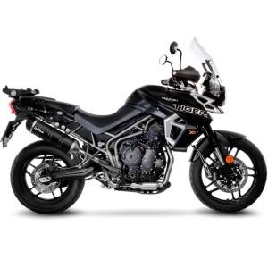 Escape Leovince Triumph Tiger 800 18-19 carbono