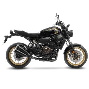 Escape completo LeoVince GP Duals negro Yamaha XSR 700 21-