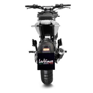 Escape Leovince LV10 negro Husqvarna Svartpilen-Vitpilen 125/401 20-