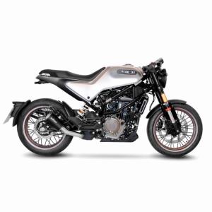 Escape Leovince LV10 negro Husqvarna Svartpilen-Vitpilen 125/401 20-