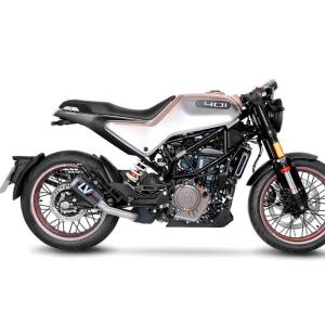Escape Leovince LV10 carbono Husqvarna Svartpilen-Vitpilen 125/401 20-